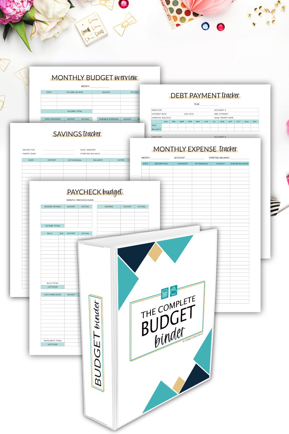 The Complete Budget Binder {39+ Printable Pages}