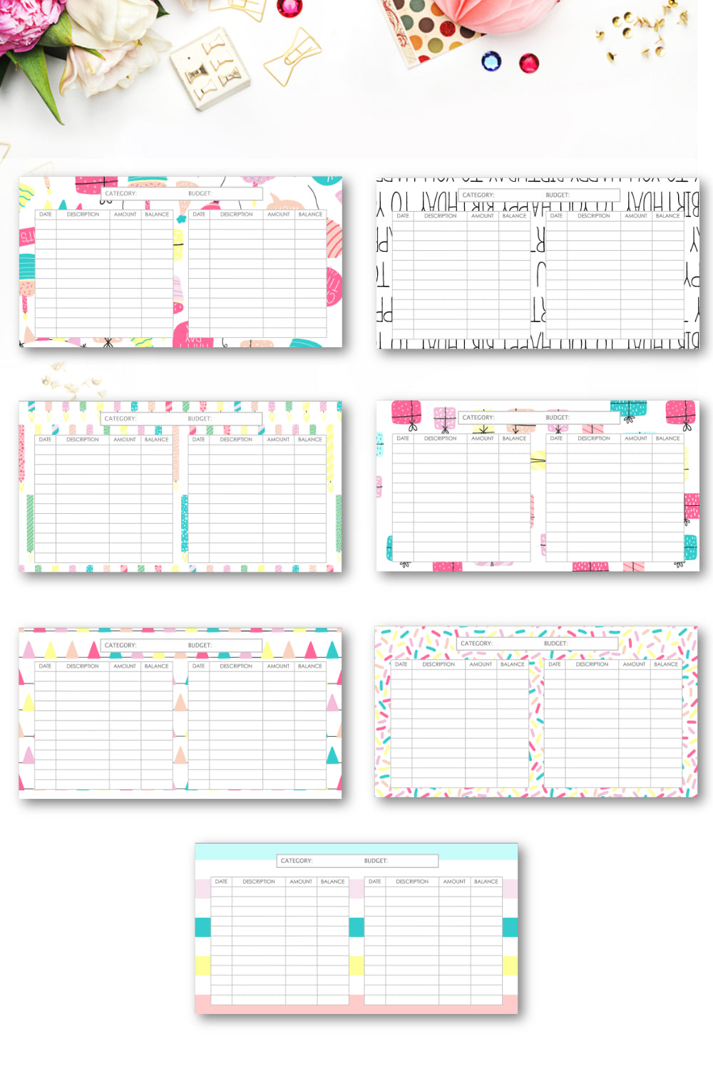 Birthday Cash Envelopes for Budgeting (Printable)