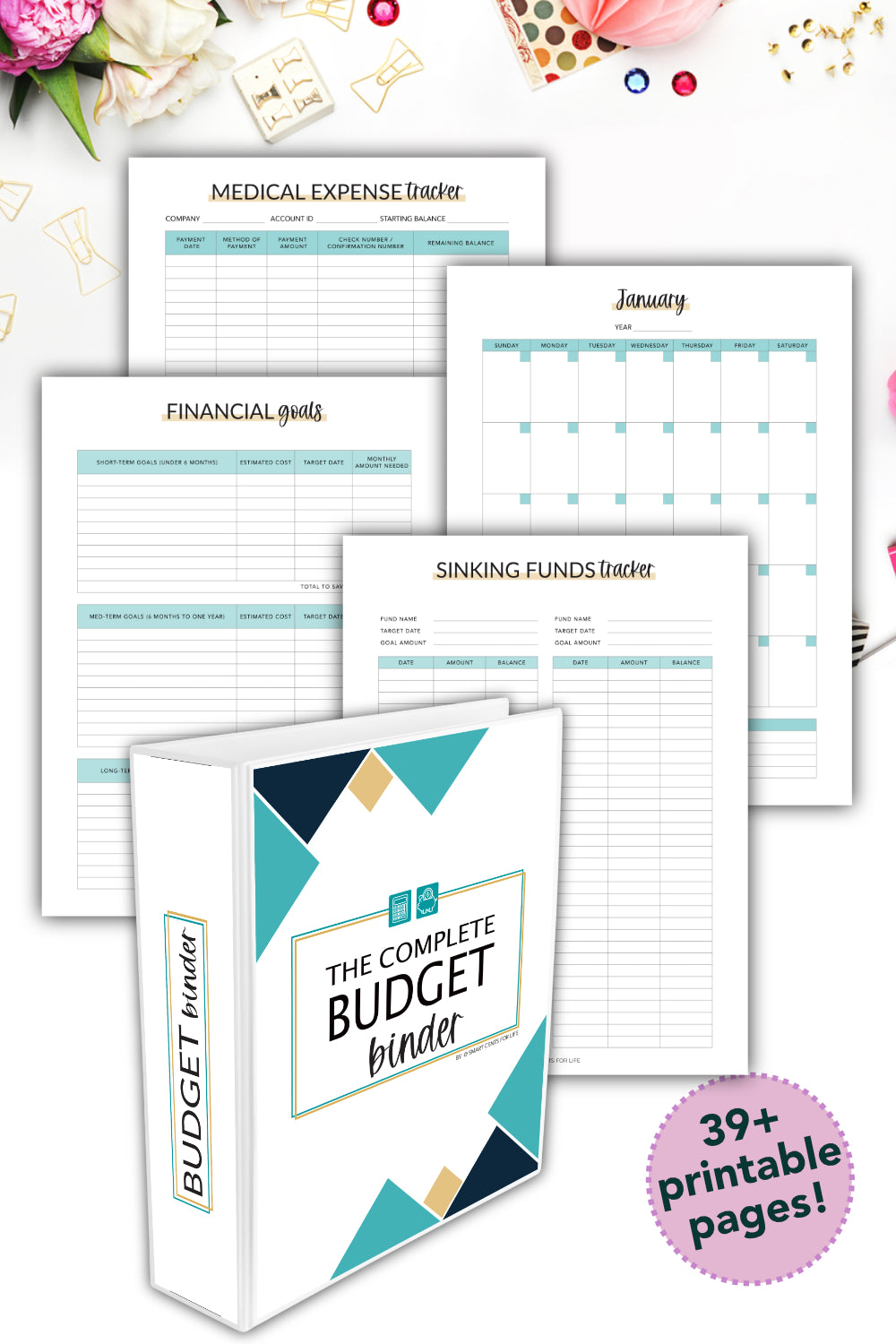 The Complete Budget Binder {39+ Printable Pages}