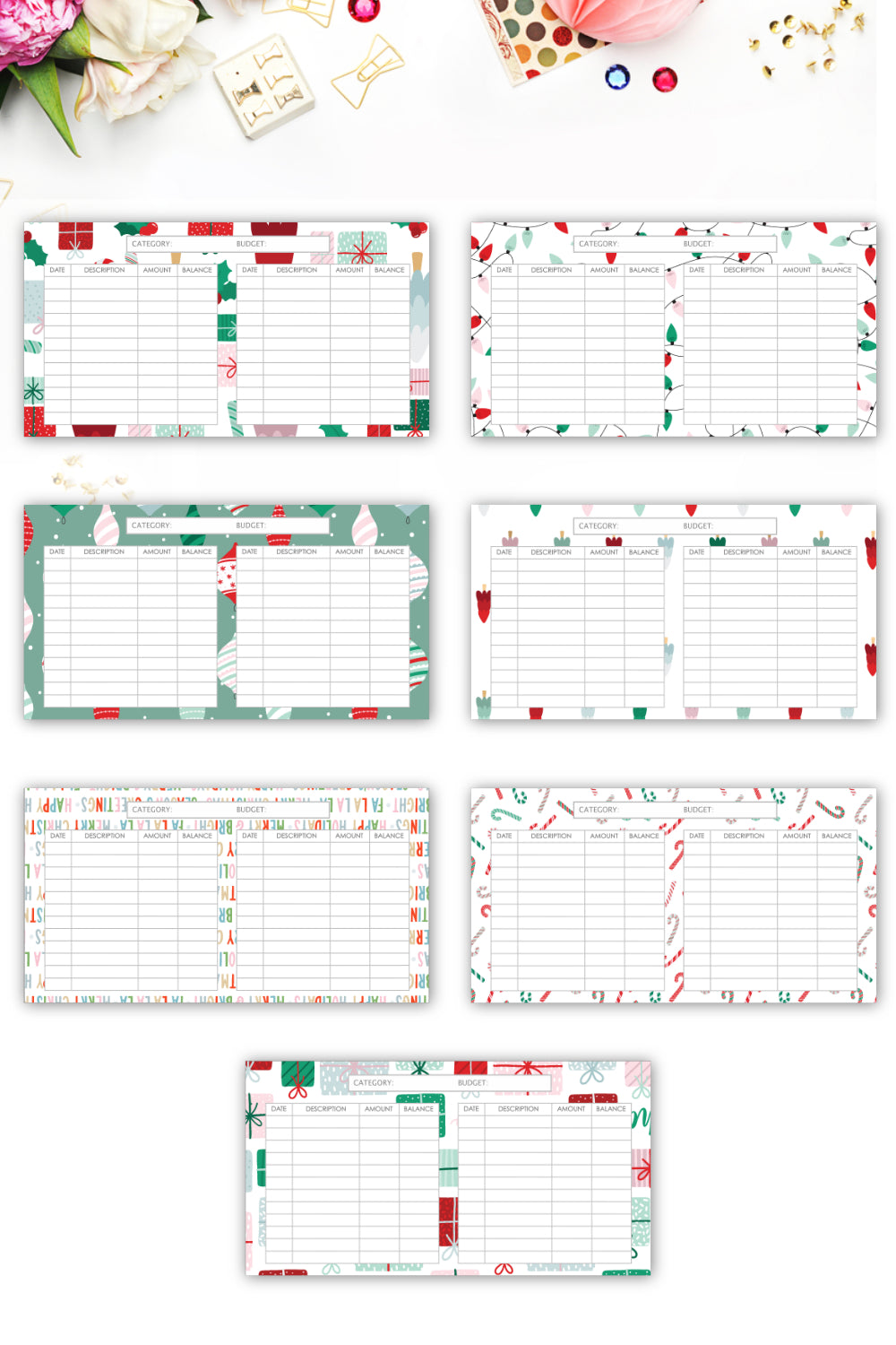 Christmas Cash Envelopes for Budgeting (Printable)