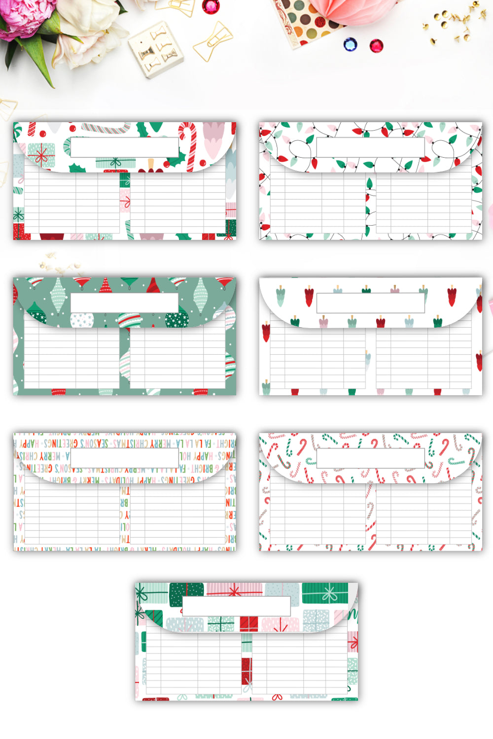 Christmas Cash Envelopes for Budgeting (Printable)